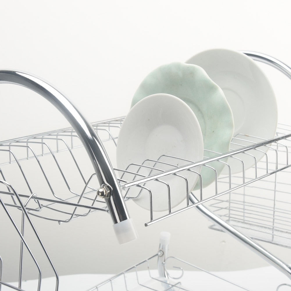 Kök Rostfritt Stålställ Bestick Organizer