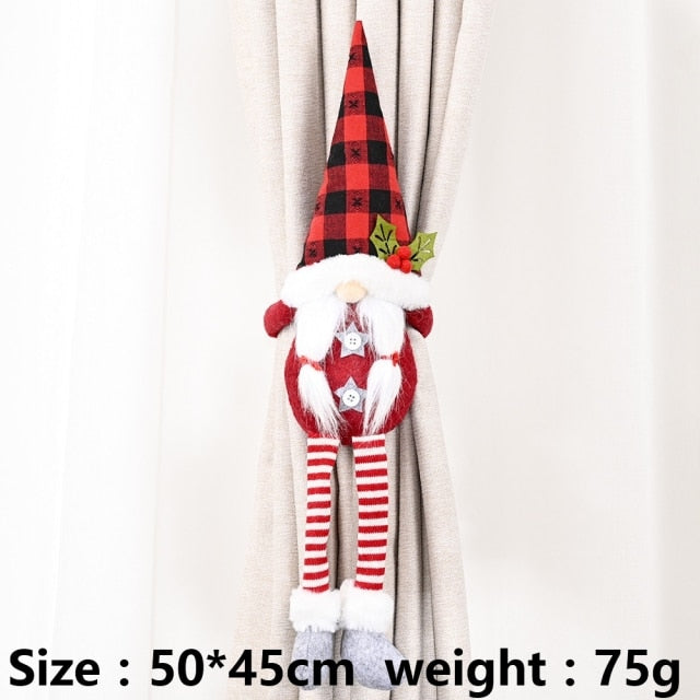 Jul Tomte Älg Gardinhållare