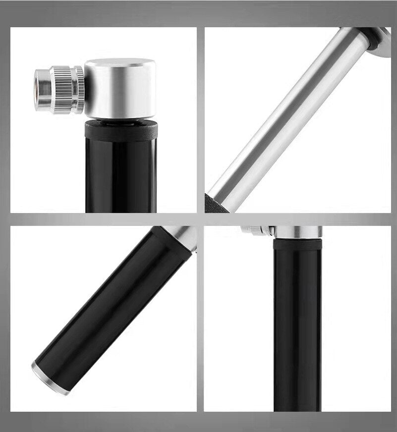 Bærbar Mini Aluminium Cykelpumpe
