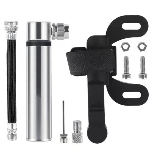 Bærbar Mini Aluminium Cykelpumpe