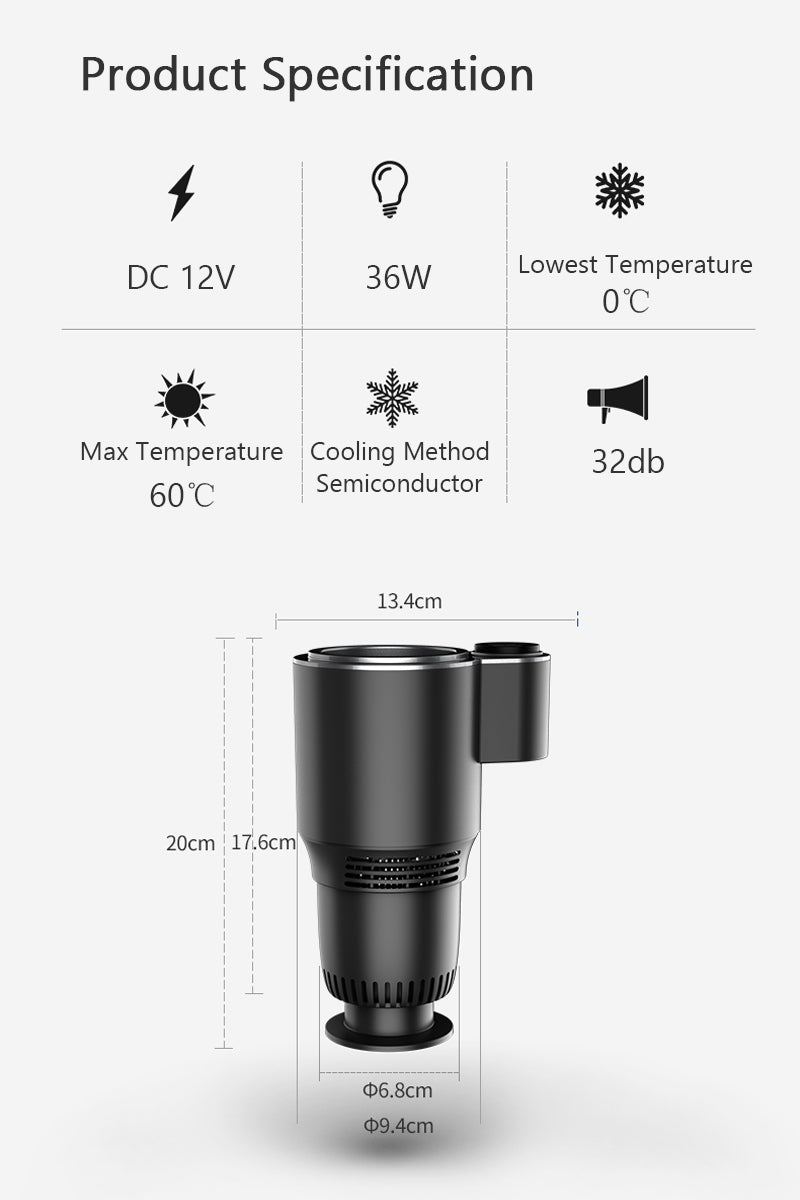 2i1 Smart Cooling & Heating Bil Mug Holder