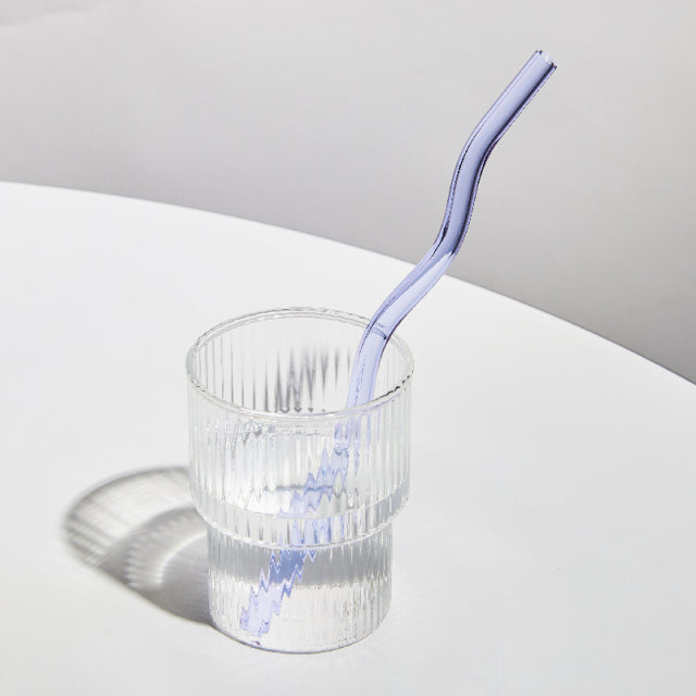 Farverig Miljøvenlig Genanvendelig Glasst straw