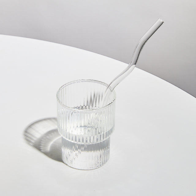 Farverig Miljøvenlig Genanvendelig Glasst straw