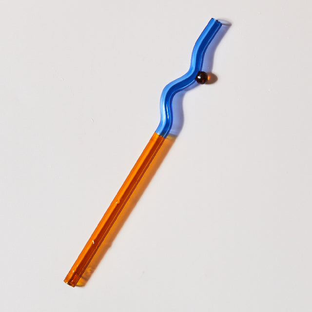 Farverig Miljøvenlig Genanvendelig Glasst straw