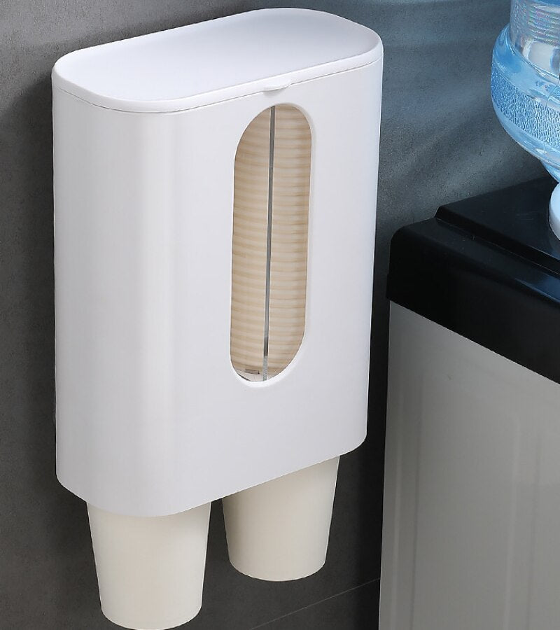 Væghængt automatisk papirkop dispenser