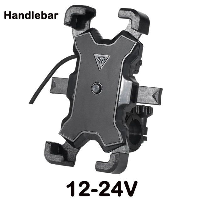 360 roterende USB oplader cykel telefon holder