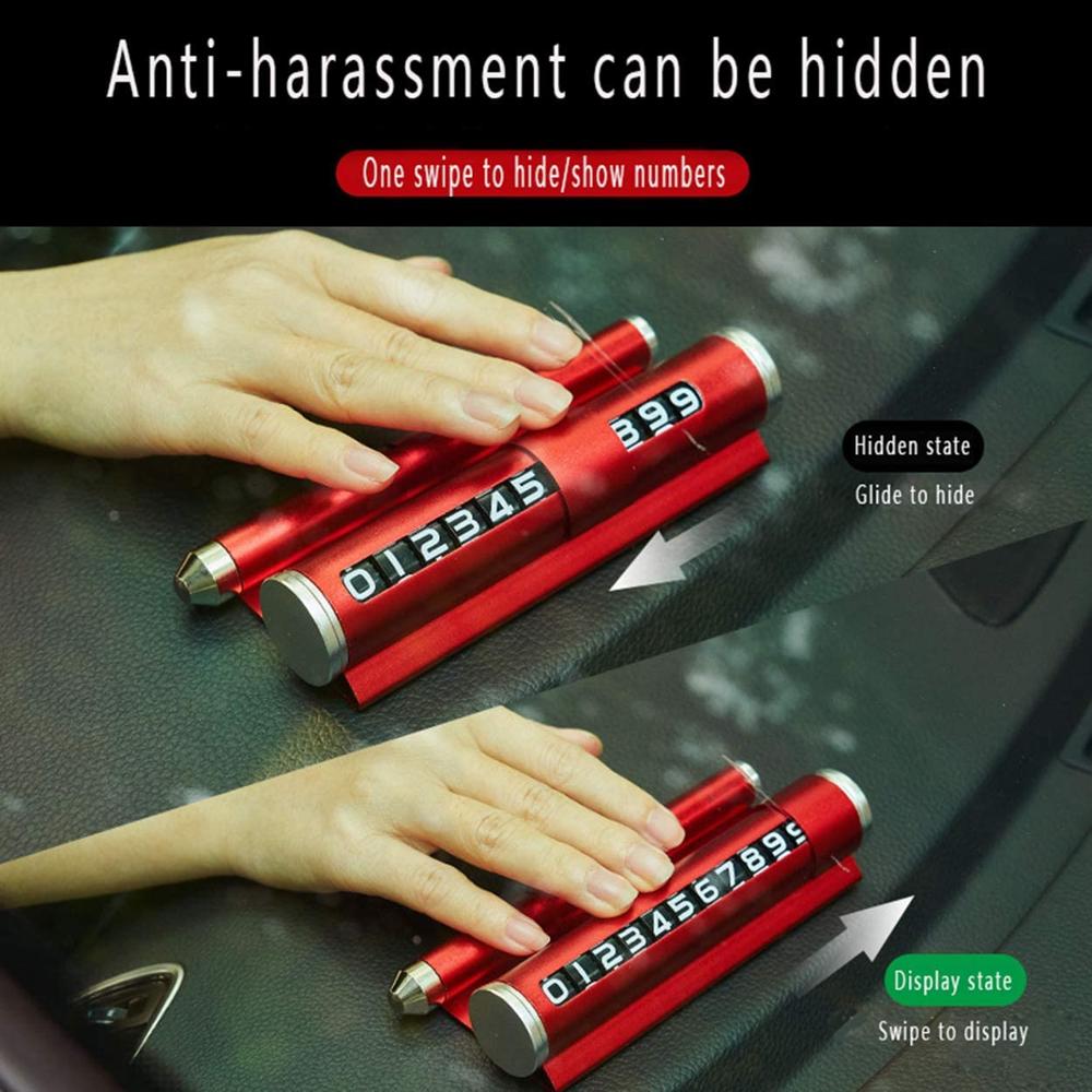 4in1 Sikkerhedshammer Bil Aromaterapi Telefonholder