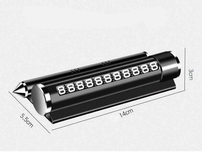 4in1 Sikkerhedshammer Bil Aromaterapi Telefonholder
