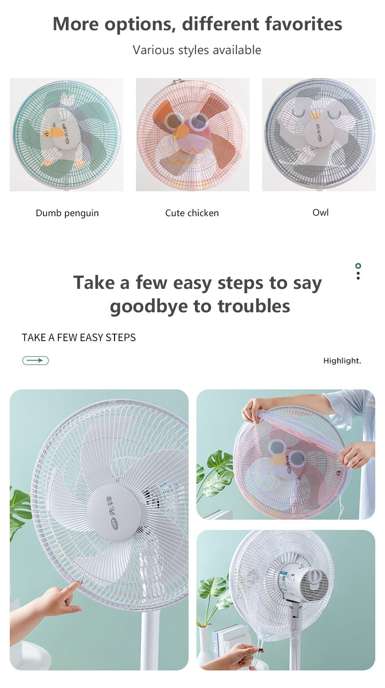 Anti-Pinch Fan Sikkerhedscover