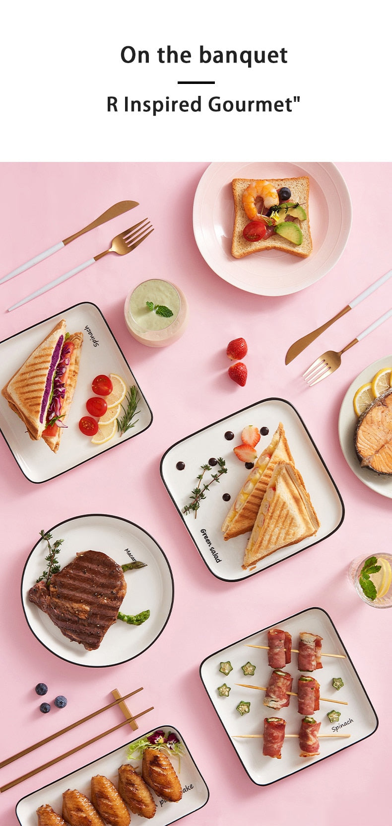 Elektrisk Sandwich Toastmaskine Vaffeljern