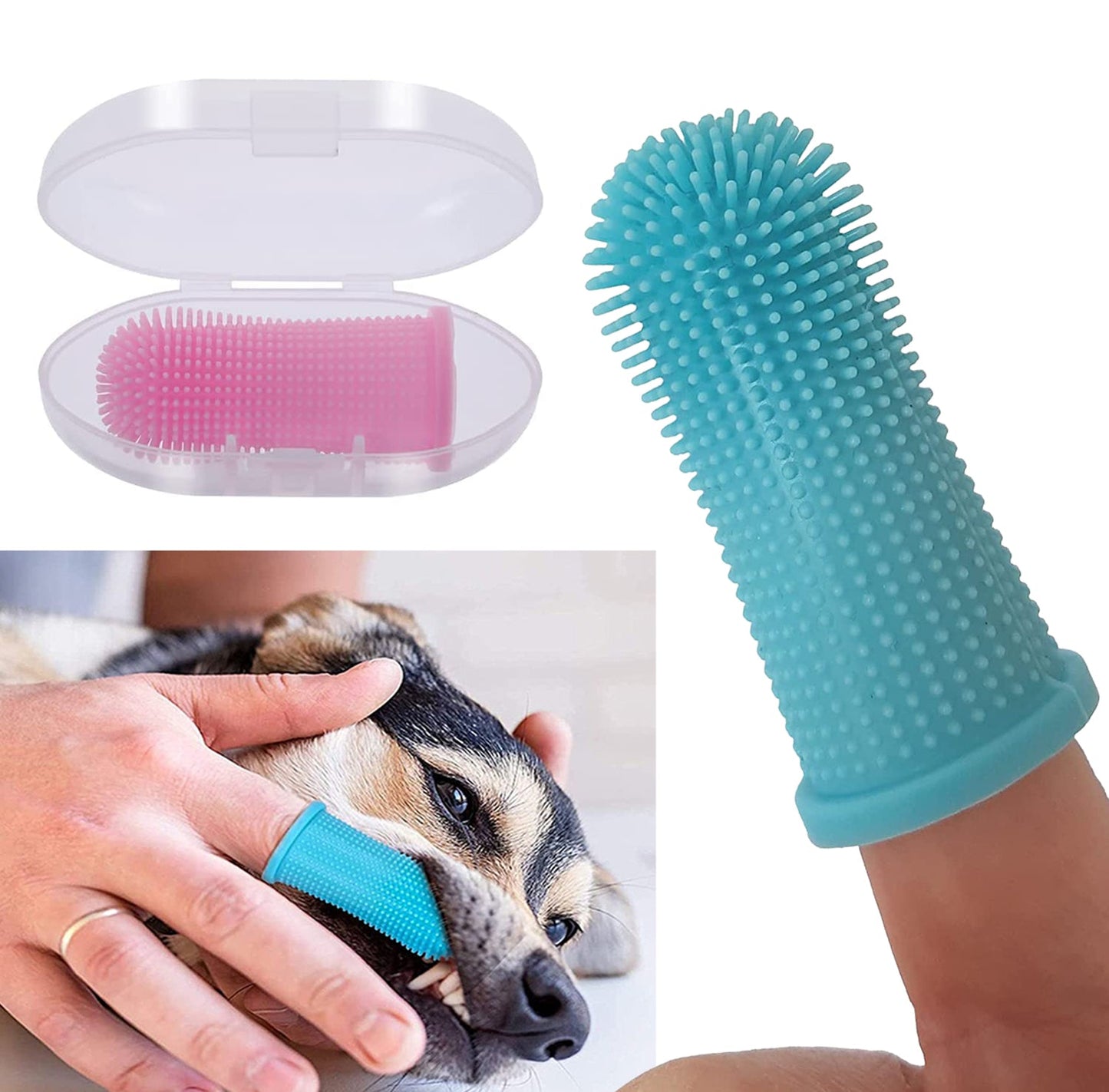Kreativ Pet Finger Tandbørste