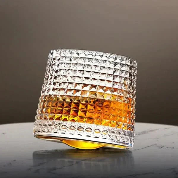 Elegant whiskyglas med snurrfunktion i Japan-stil