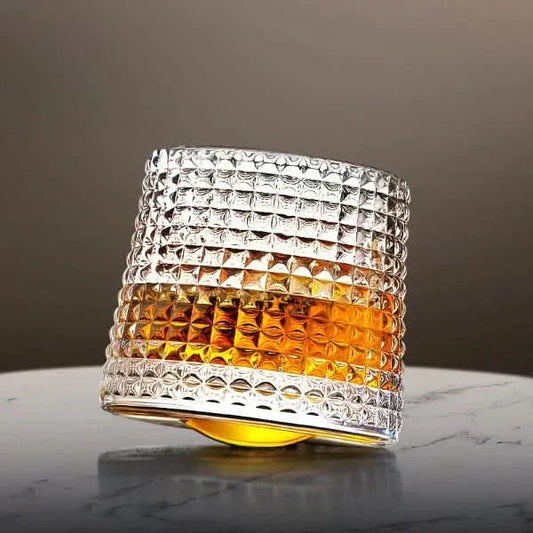 Elegant whiskyglas med snurrfunktion i Japan-stil