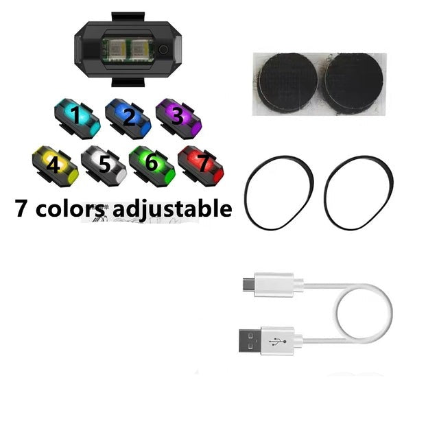 Universel Motorcykel Drone Strobe Lygter