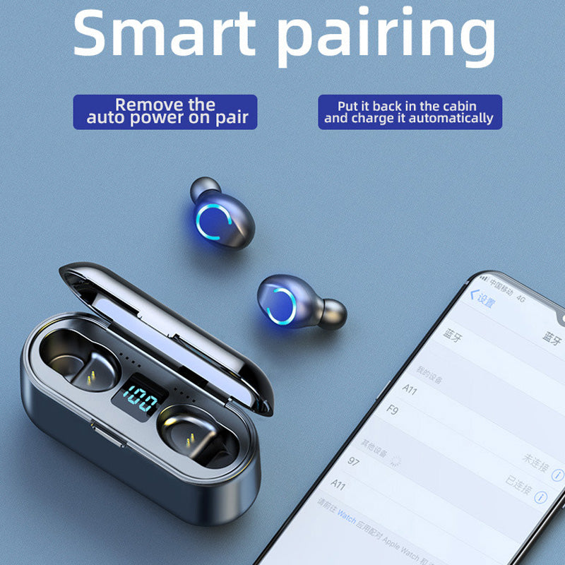 Trådløs Ultimate Headset med 2000mAh Powerbank Taske