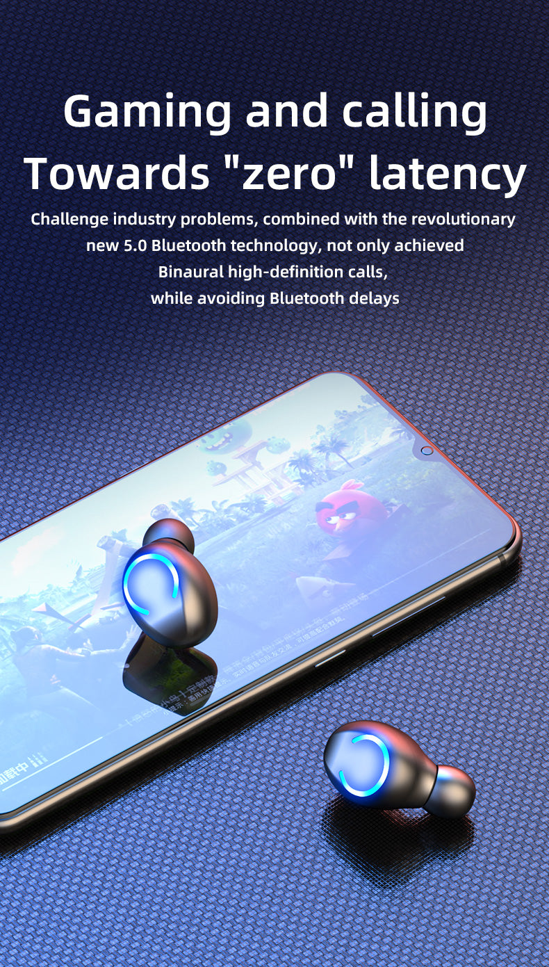 Trådløs Ultimate Headset med 2000mAh Powerbank Taske