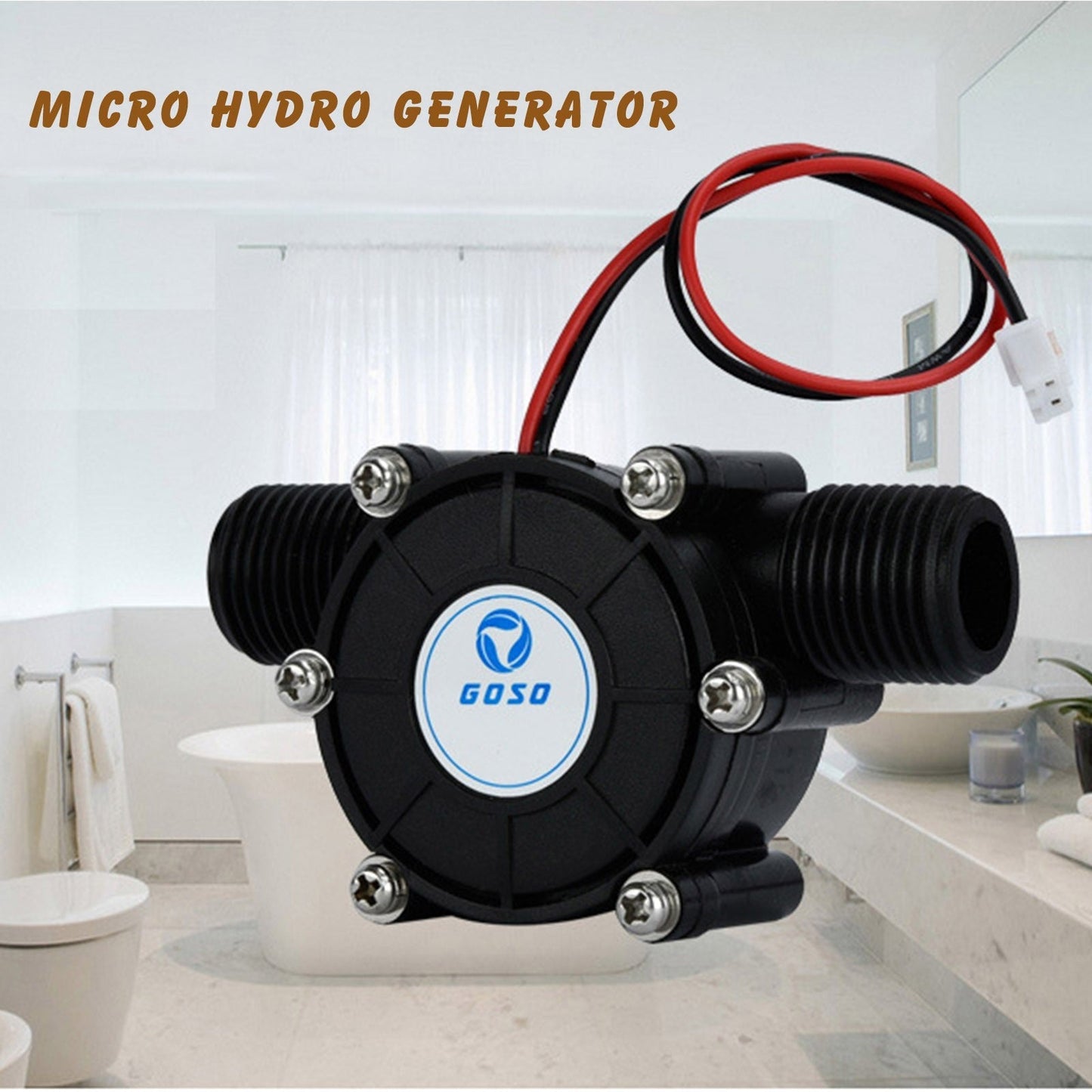 Micro-hydro Vandstrømskraftgenerator