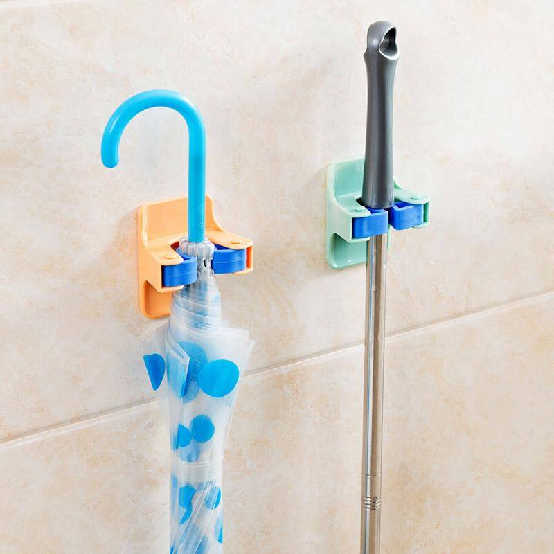 2stk/part Hjem Clip Mop Kroge Ingen Trace Mop Holder