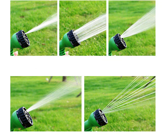 Udvidelig Havevandslange med Justerbar Sprøjtehoved – AquaFlex