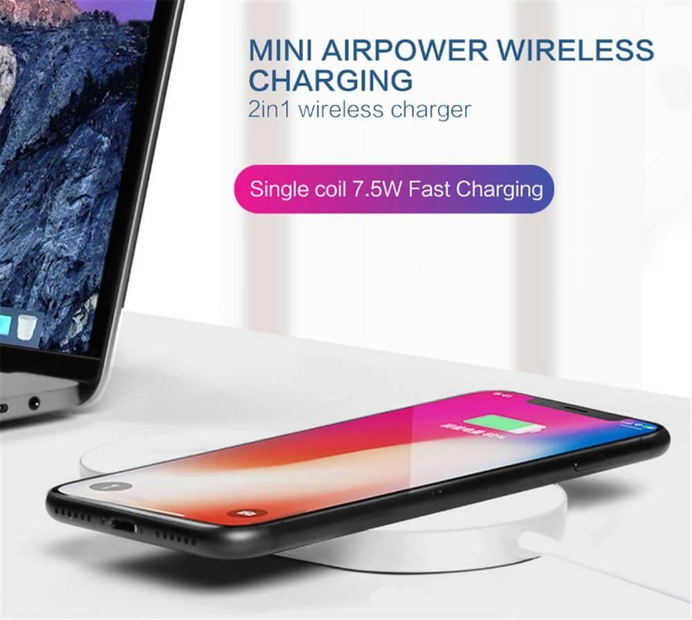 Airpower Hurtig Trådløs Oplader Til iPhone Modeller