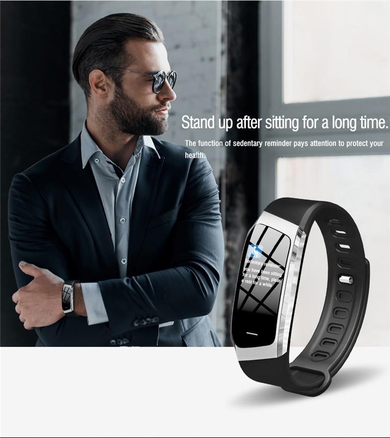 Fitband Smartwatch med Vattentålighet, Puls, Blodtryck och Syrenivåmätare