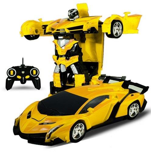 Transformerbar Racerbil med Fjärrkontroll - RoboRacer
