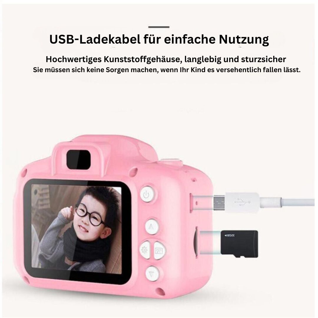 Digitalt Kamera med 8GB SD-kort til børns særlige øjeblikke