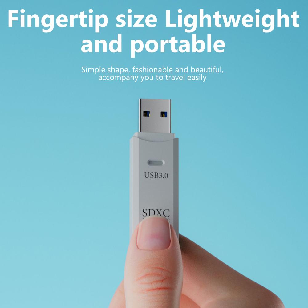 Snabb USB 3.0-kortläsare för Micro SD- och TF-kort
