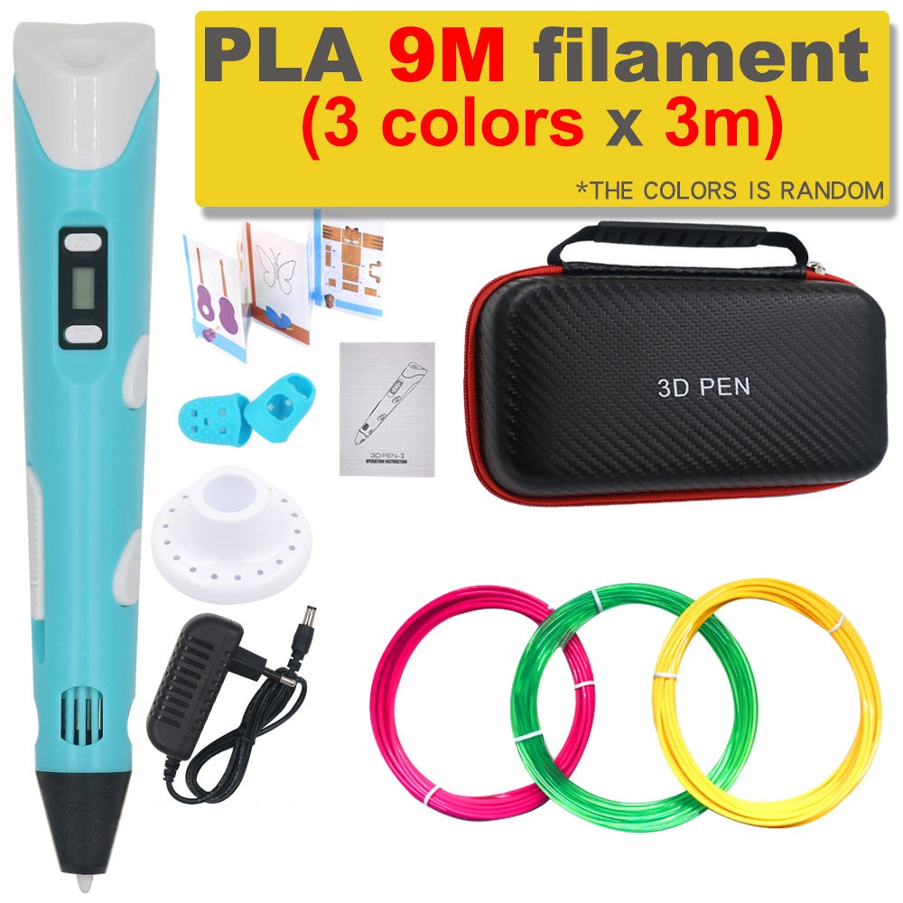 3D-penna för gör-det-själv med 200 m PLA-filament – Present till barn