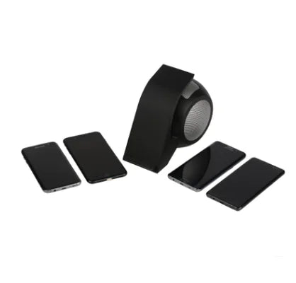 Trådløs Hurtig Oplader med Bluetooth Højttaler og Vækkeur – Qi Kompatibel