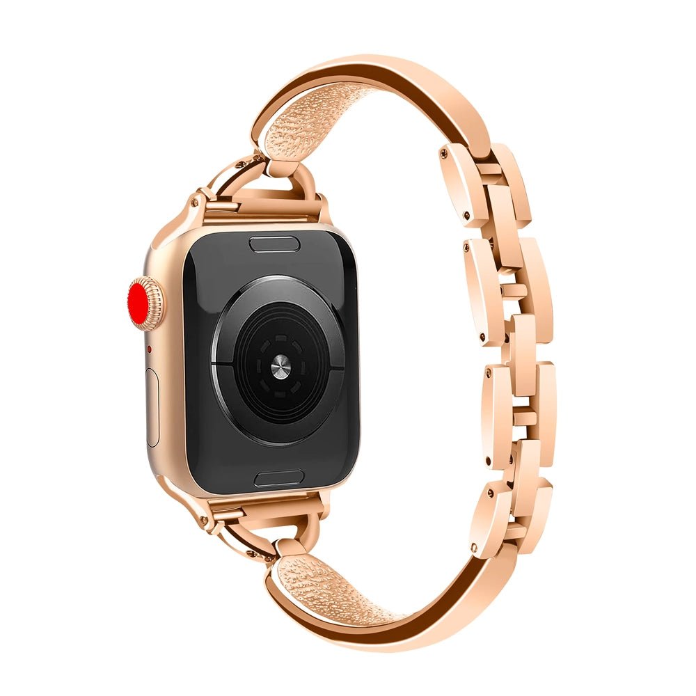 Elegant rustfrit stålarmbånd til Apple Watch til hverdag og fest