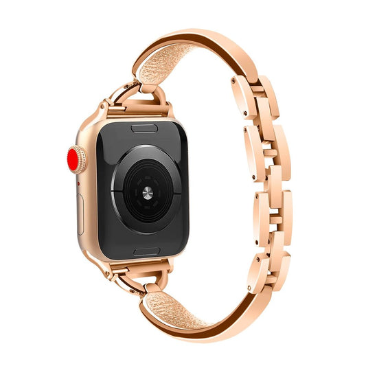 Elegant rustfrit stålarmbånd til Apple Watch til hverdag og fest