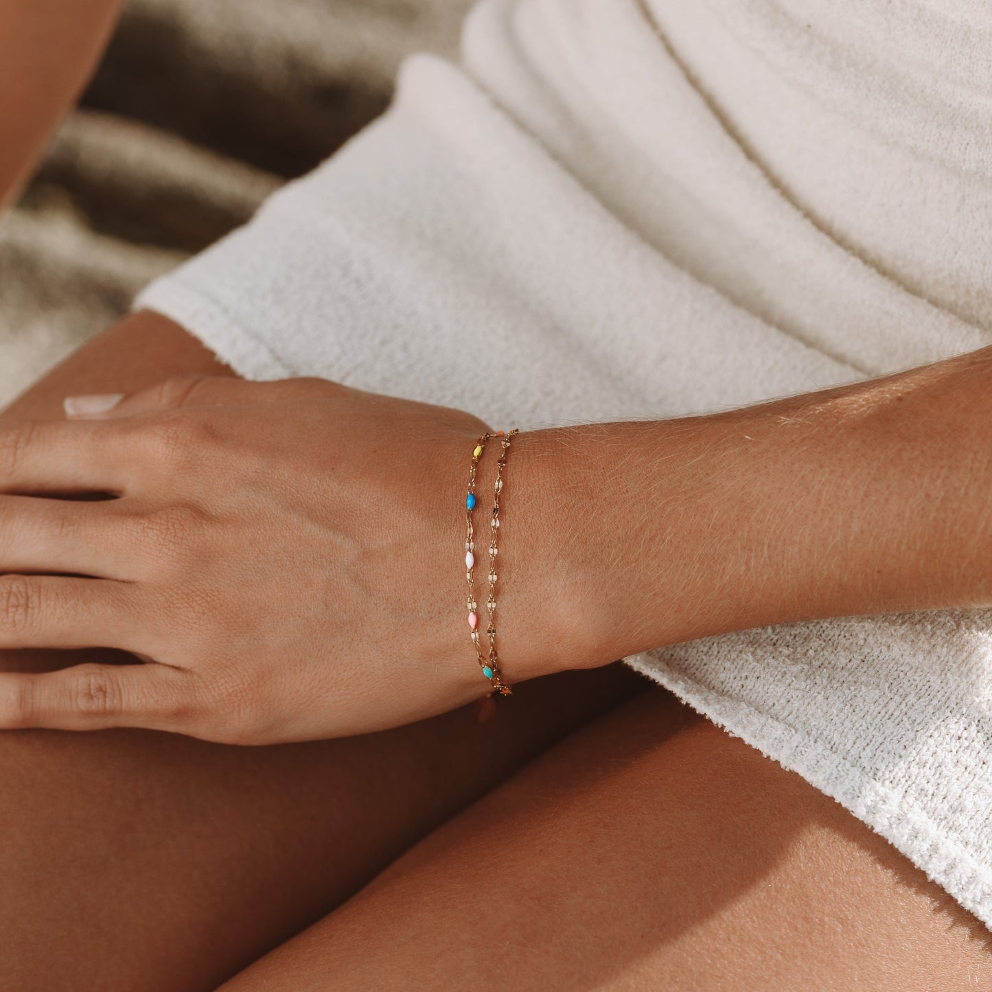 Farverig Delikat Armbånd - Nova