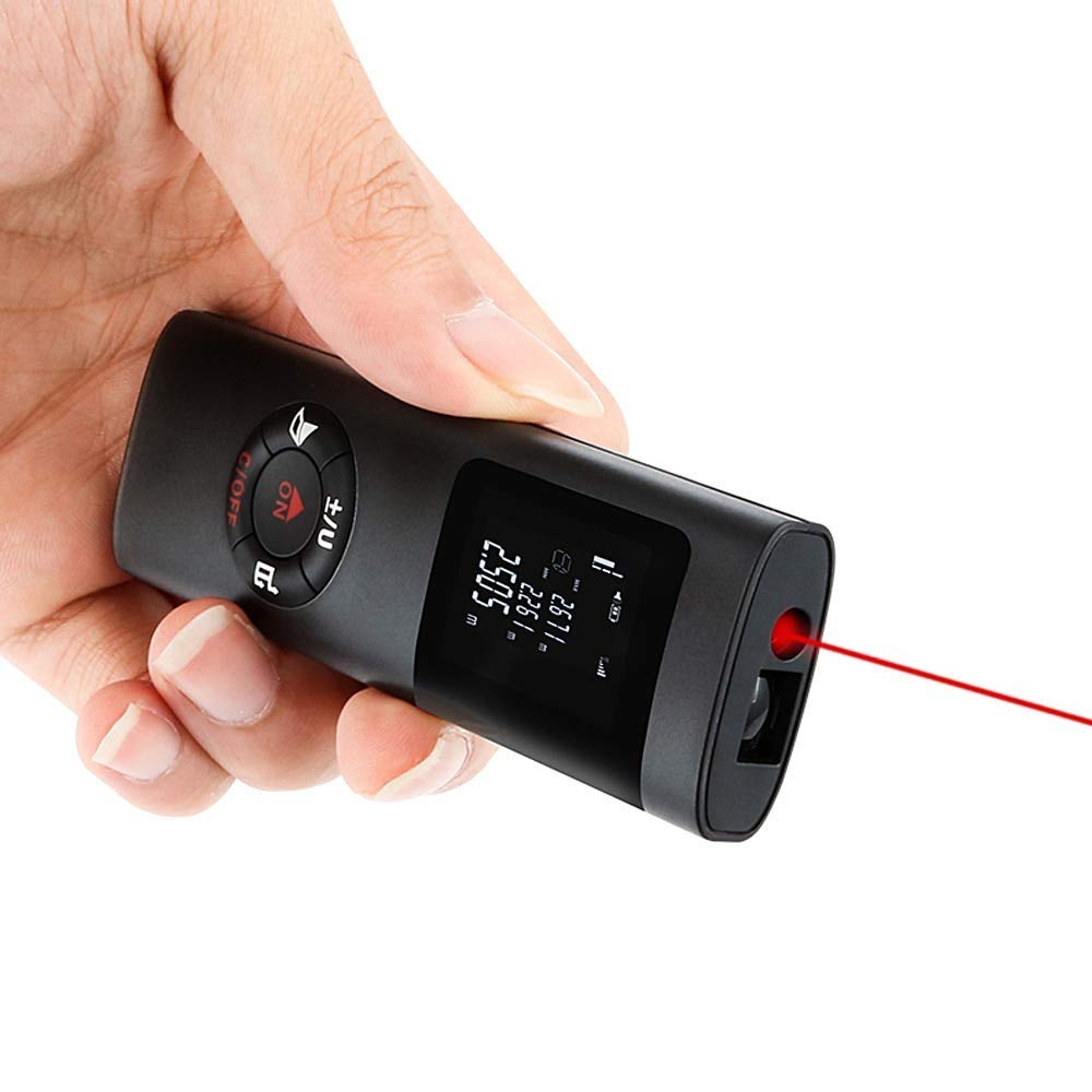 Mini Laser Avståndsmätare med USB Uppladdningsbar