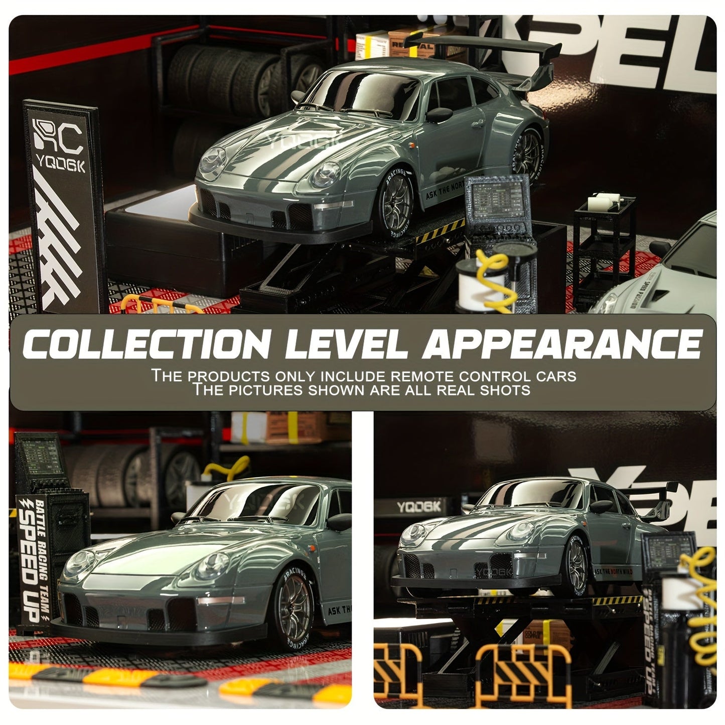 Lysande Drift Racer 1:24 – Radiostyrd Bil med LED Hjul