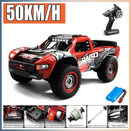 Hurtig RC Monstertruck - 1:16 - 70KM/T | Børnevenlig Drift