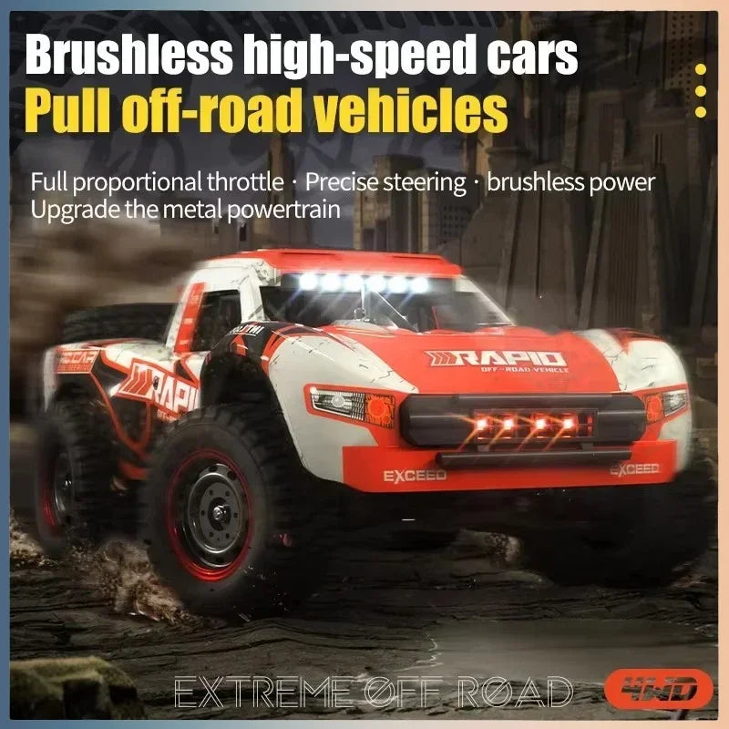 Hurtig RC Monstertruck - 1:16 - 70KM/T | Børnevenlig Drift