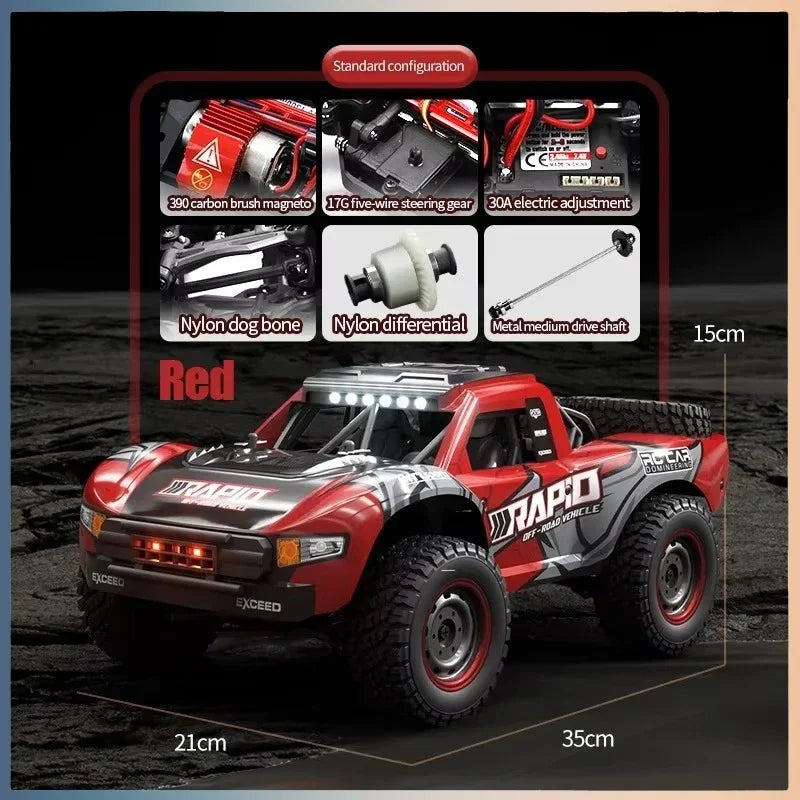 Hurtig RC Monstertruck - 1:16 - 70KM/T | Børnevenlig Drift