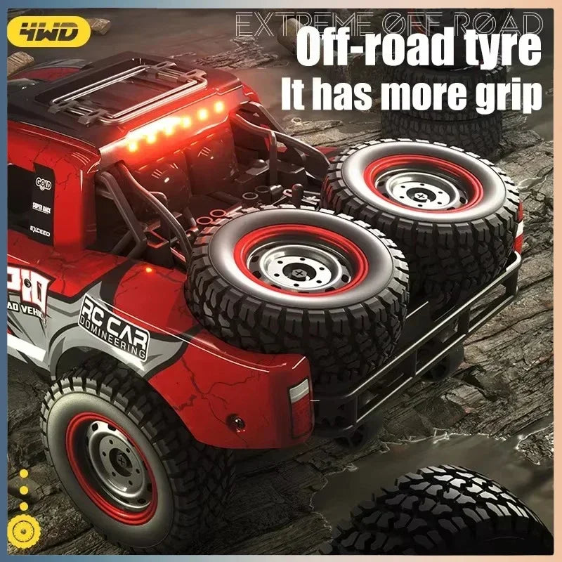 Hurtig RC Monstertruck - 1:16 - 70KM/T | Børnevenlig Drift