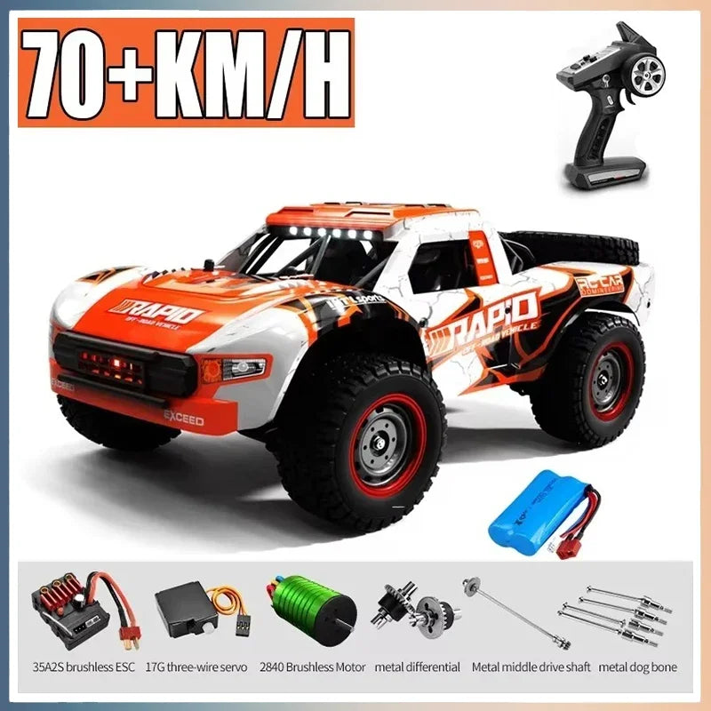 Hurtig RC Monstertruck - 1:16 - 70KM/T | Børnevenlig Drift