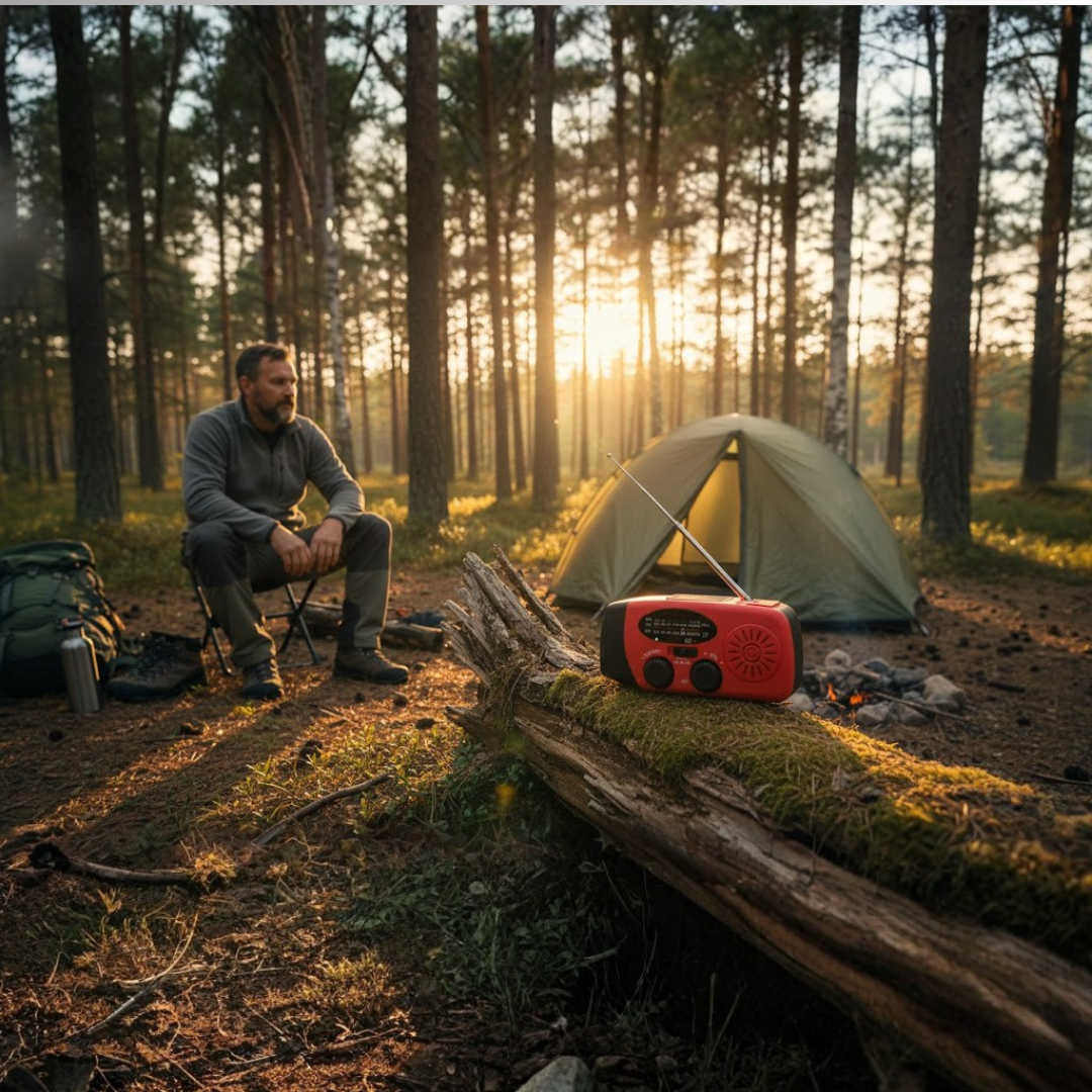 SolarWave | Nødradio med håndsving og solpanel