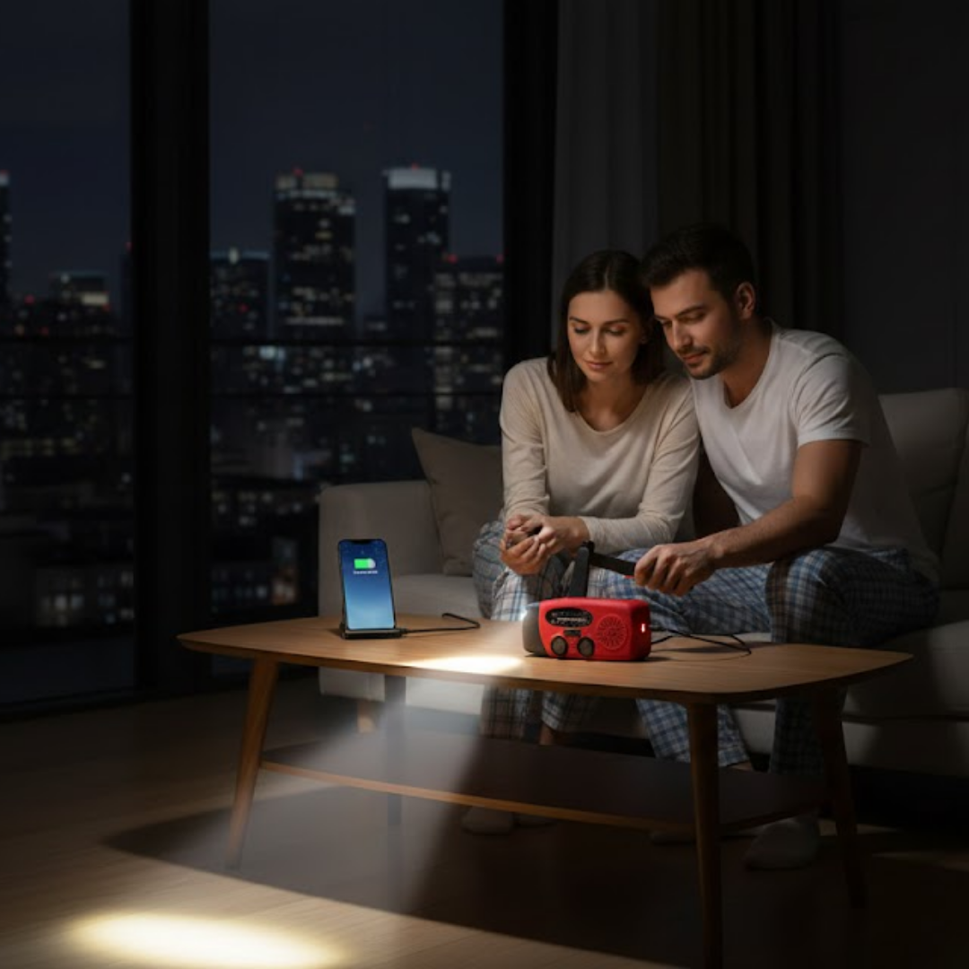 SolarWave | Nødradio med håndsving og solpanel