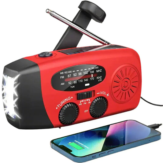 SolarWave | Nödradio med vev och solpanel