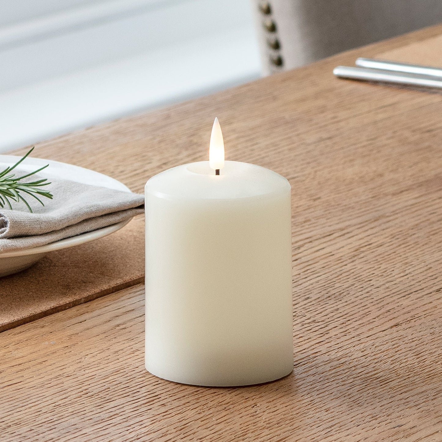 Sikker LED Vokslys med Flammeeffekt til Hyggebelysning