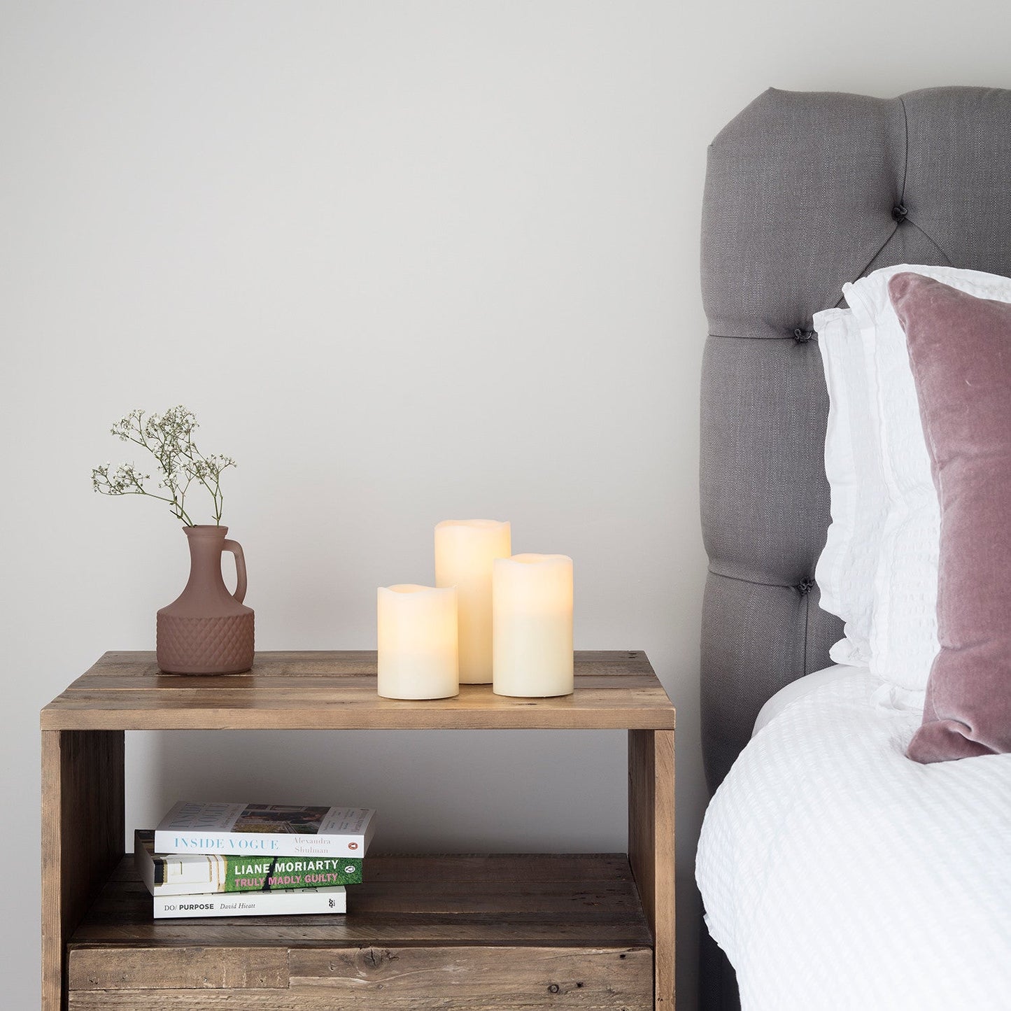 Sikre LED Vokslys med Timer - Skab Hygge Uden Flammer