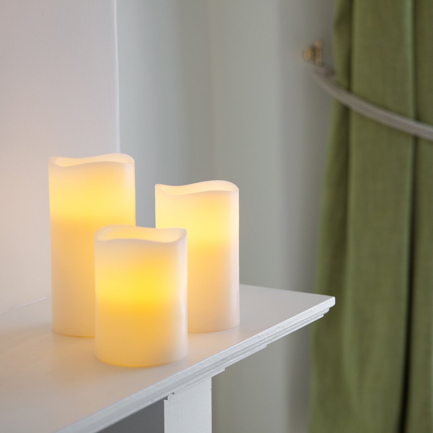 Sikre LED Vokslys med Timer - Skab Hygge Uden Flammer