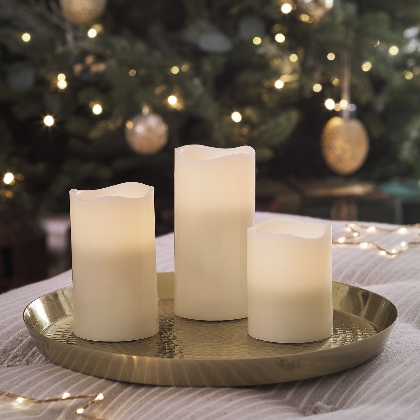 Sikre LED Vokslys med Timer - Skab Hygge Uden Flammer