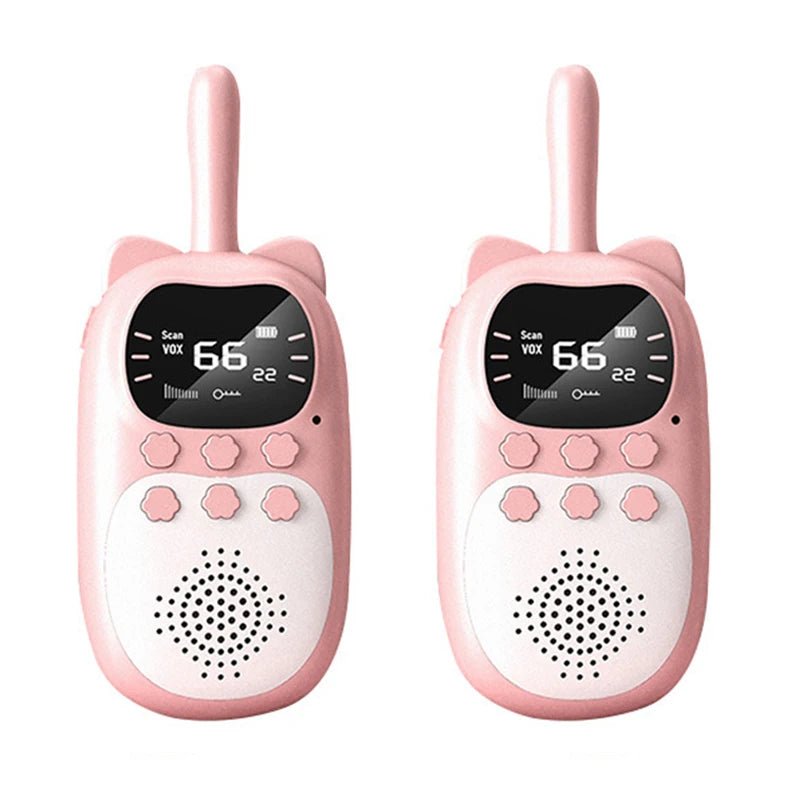 Børnevenlig Genopladelig Walkie Talkie med Lang Rækkevidde