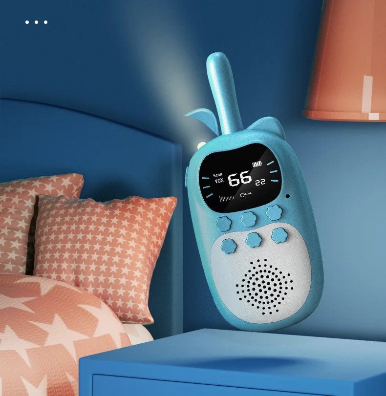 Børnevenlig Genopladelig Walkie Talkie med Lang Rækkevidde
