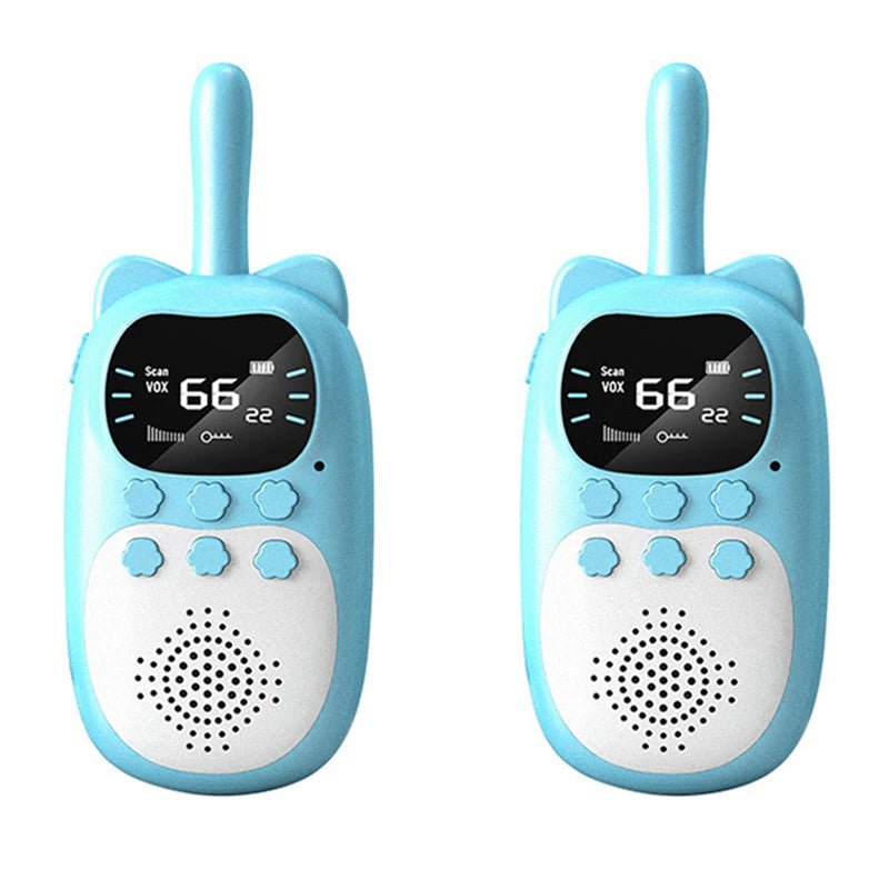 Børnevenlig Genopladelig Walkie Talkie med Lang Rækkevidde